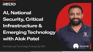 AI, National Security, Critical Infrastructure and Emerging Technology with Alok Patel